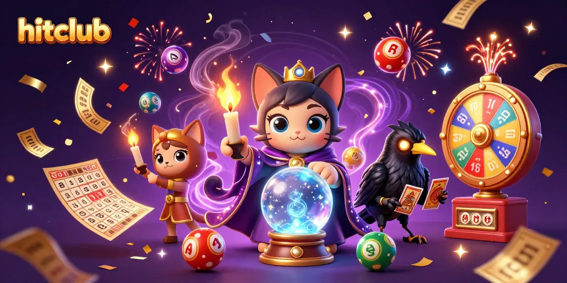 Experience excitement at hitclub with a vibrant, colorful digital illustration of a casino fantasy scene