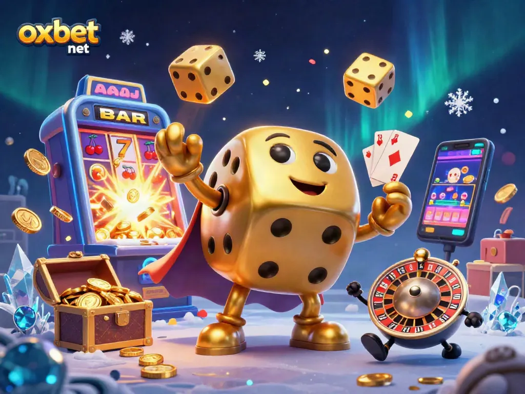 Engage with exciting gambling action at oxbet net featuring dynamic characters and vibrant casino elements.