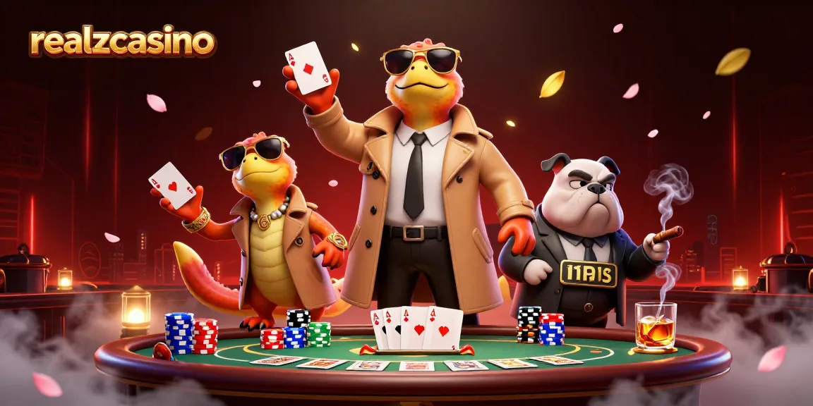 Erleben Sie realzcasino mit 3D-Raptoren in einem Casino-VIP-Eingang.