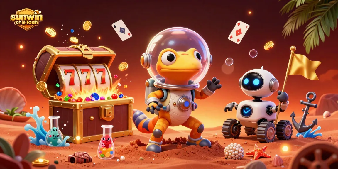 Experience thrilling gameplay at sunwin chính hãng with vibrant casino elements in a captivating scene.